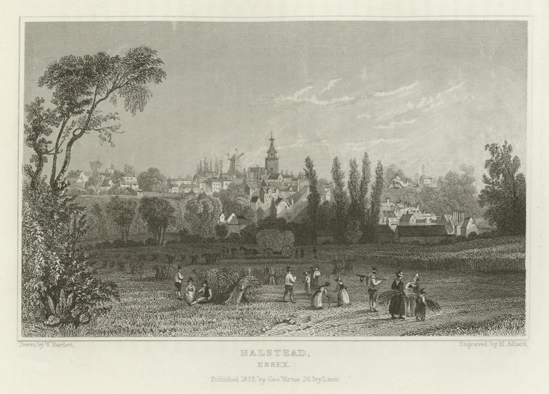 Halstead, Essex av William Henry Bartlett