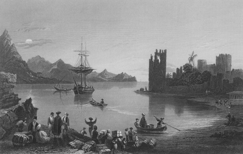 Kalendria, Kyst av Kilikia av William Henry Bartlett