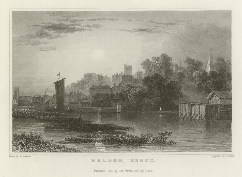 Maldon, Essex av William Henry Bartlett