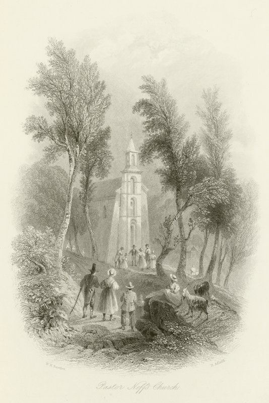 Pastor Neffs kirke av William Henry Bartlett