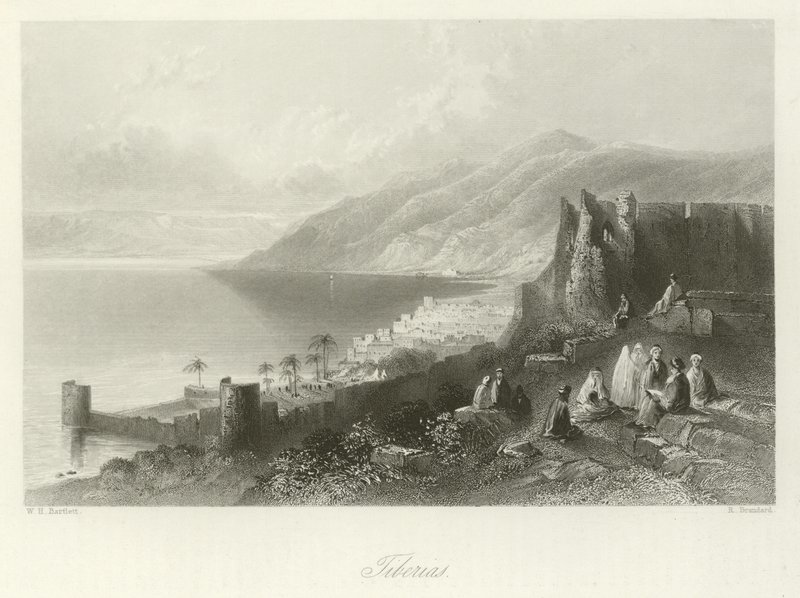 Tiberias av William Henry Bartlett