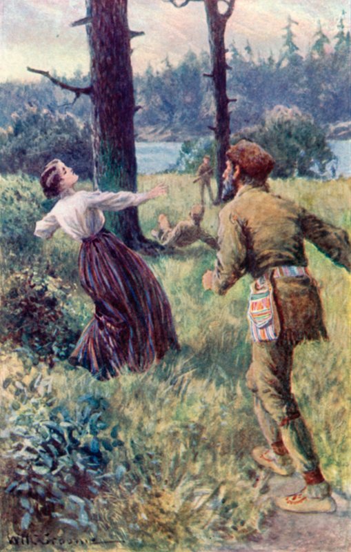 Et gjennomtrengende skrik ringte gjennom engen av William Henry Charles Groome