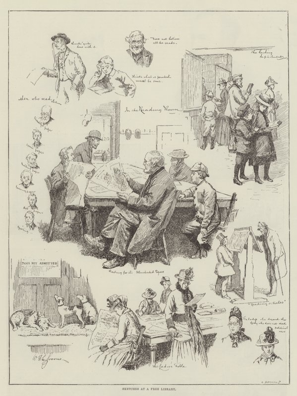 Skisser på et gratis bibliotek av William Henry Charles Groome