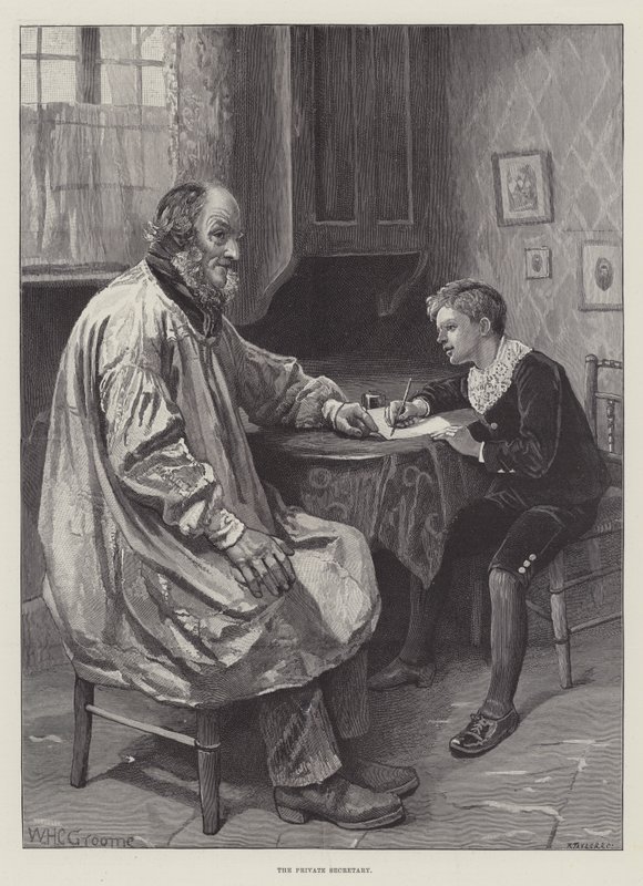 Privatsekretæren av William Henry Charles Groome