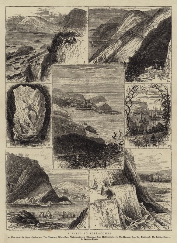 Et besøk til Ilfracombe av William Henry James Boot