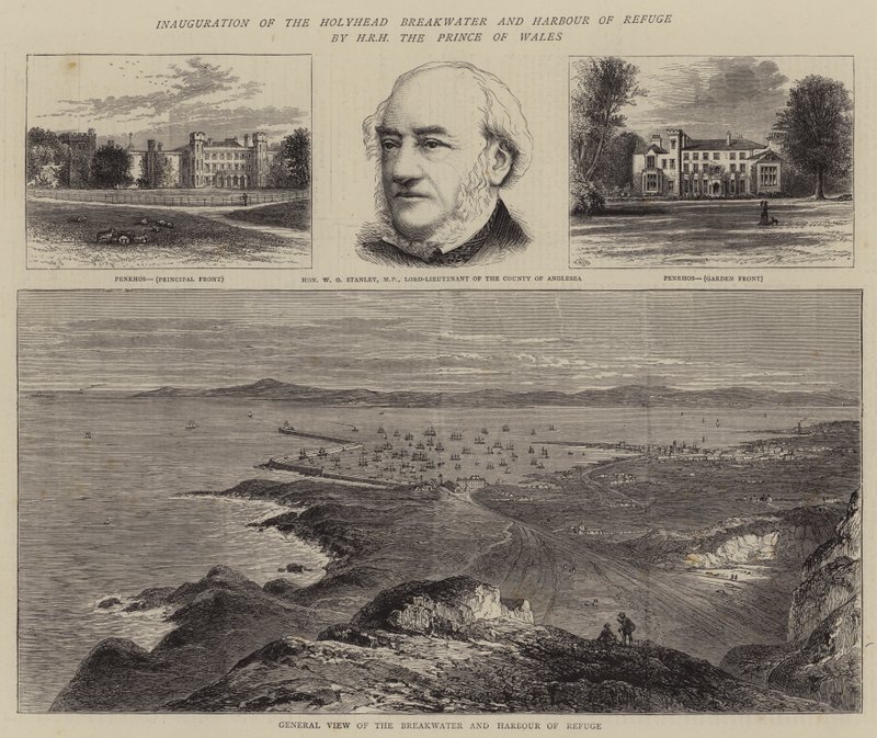 Innvielse av Holyhead Breakwater and Harbor of Refuge av HRH Prince of Wales av William Henry James Boot