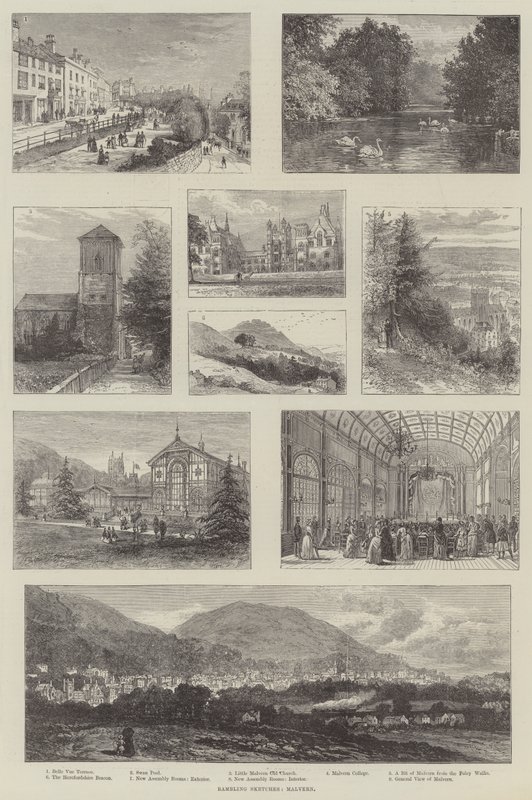 Vandrende skisser, Malvern av William Henry James Boot