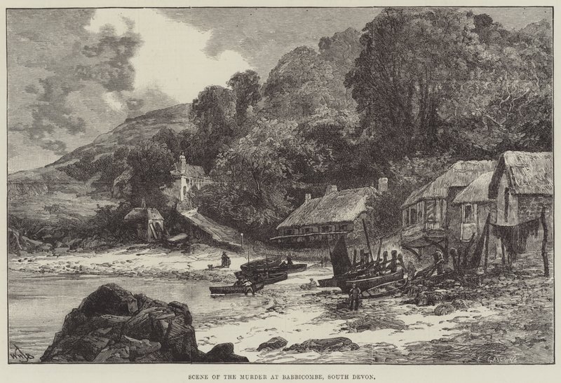 Scene of the Murder i Babbacombe, South Devon av William Henry James Boot