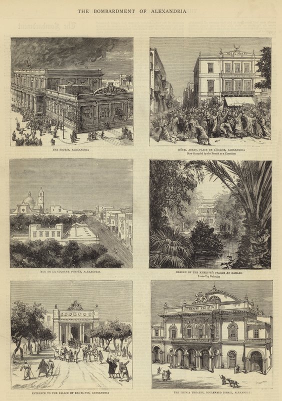 Bombardementet av Alexandria av William Henry James Boot