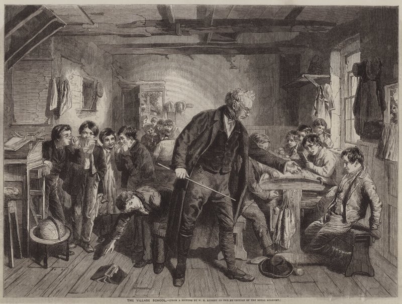 Landsbyskolen av William Henry Knight