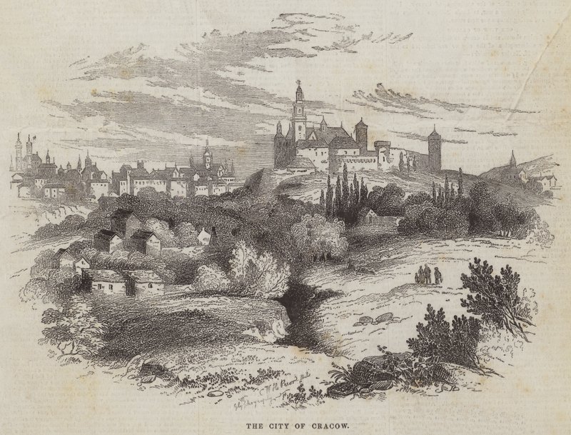 Byen Krakow av William Henry Pike