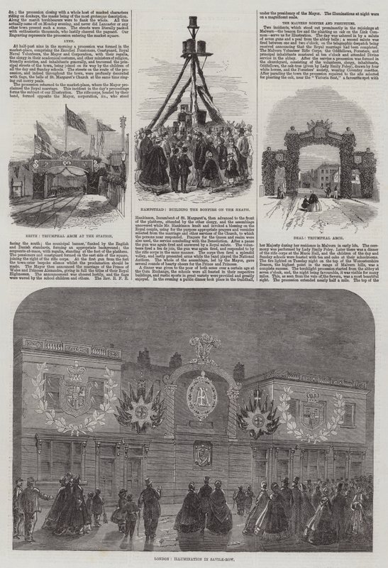 Bryllup av prinsen av Wales og Alexandra av Danmark av William Henry Pike