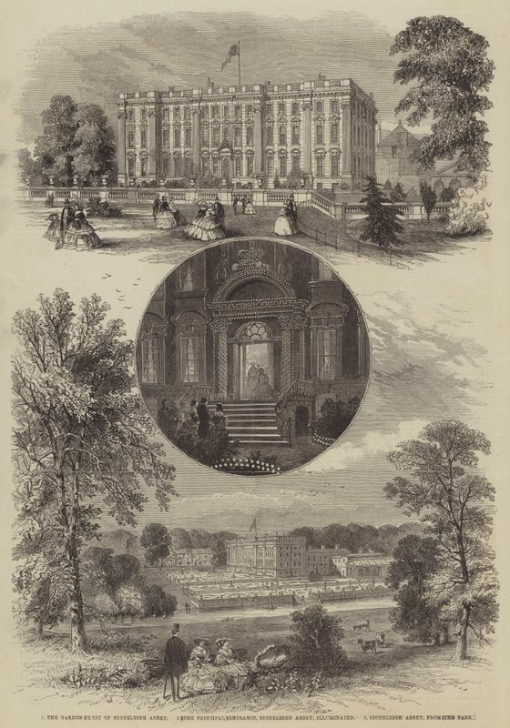 Queens-besøket i Warwickshire av William Henry Prior