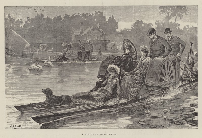 En piknik ved Virginia Water av William Heysham Overend
