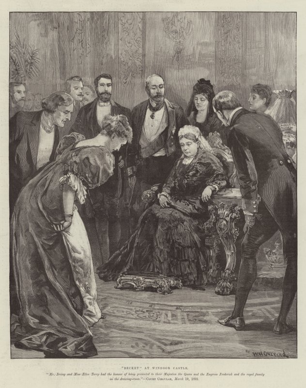 Becket, på Windsor Castle av William Heysham Overend