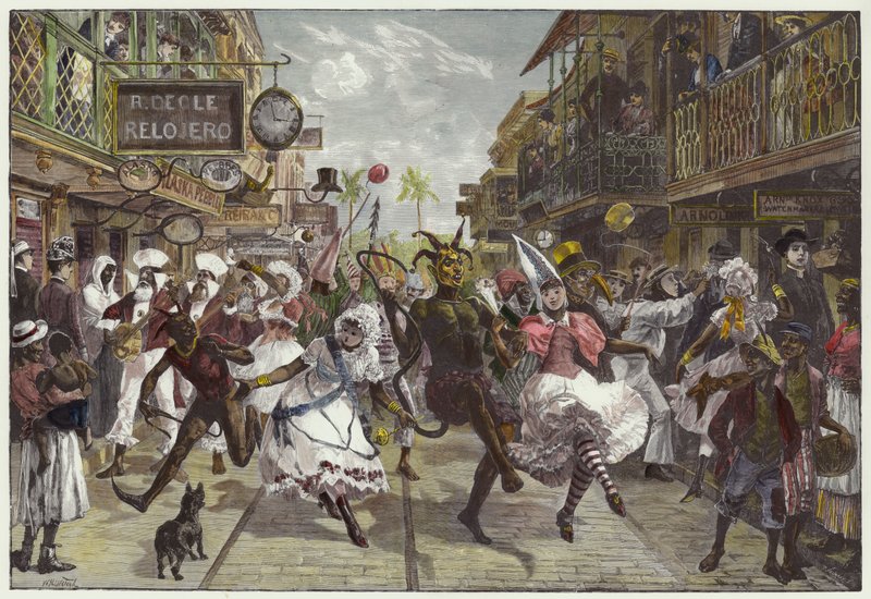 Karneval i Port of Spain, Trinidad av William Heysham Overend
