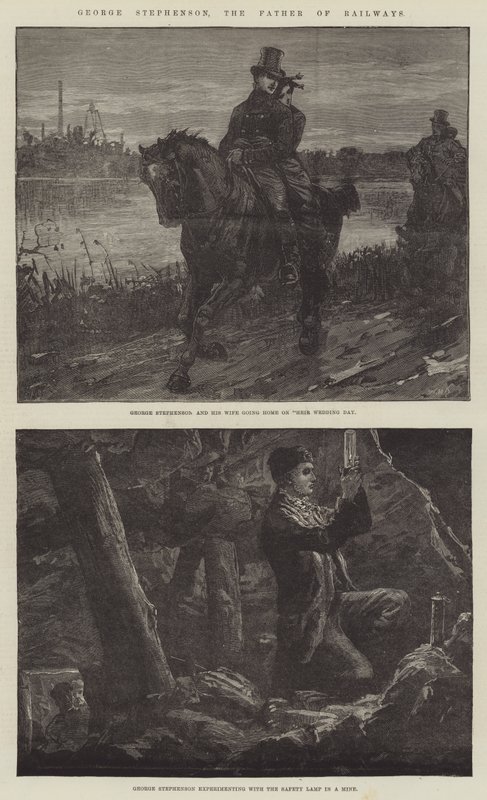 George Stephenson, jernbanens far av William Heysham Overend