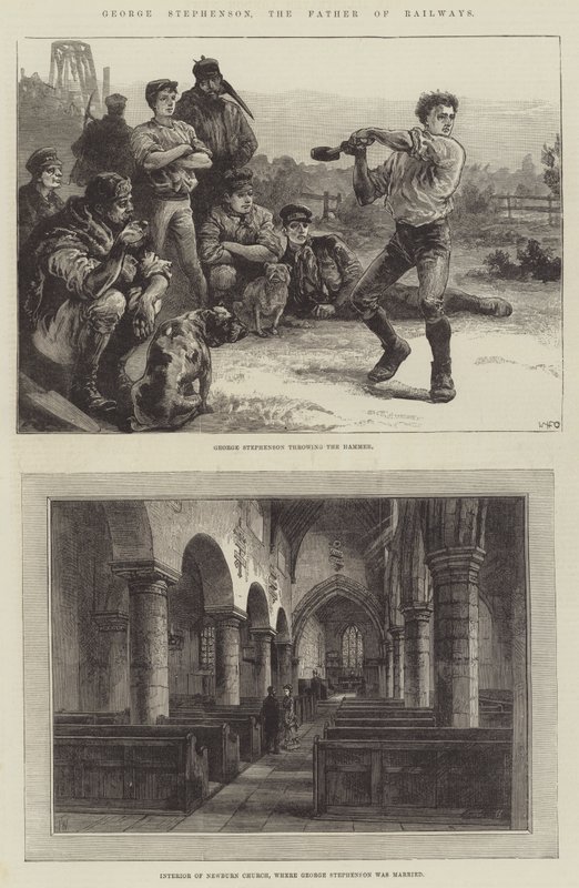 George Stephenson, jernbanens far av William Heysham Overend