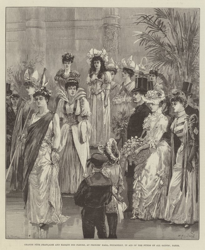 Grande Fete Francaise og Masque des Fleurs, i Princes
