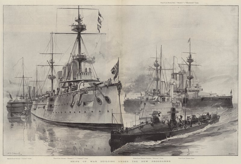 Ships of War-bygging under det nye programmet av William Heysham Overend
