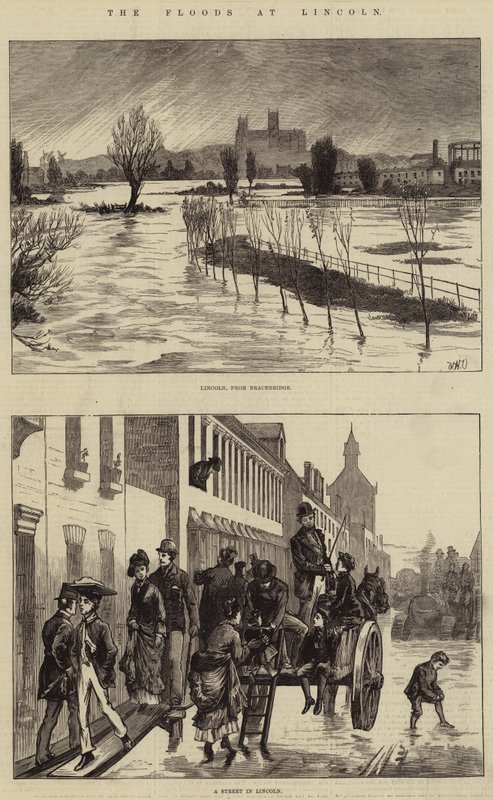 Flommen ved Lincoln av William Heysham Overend