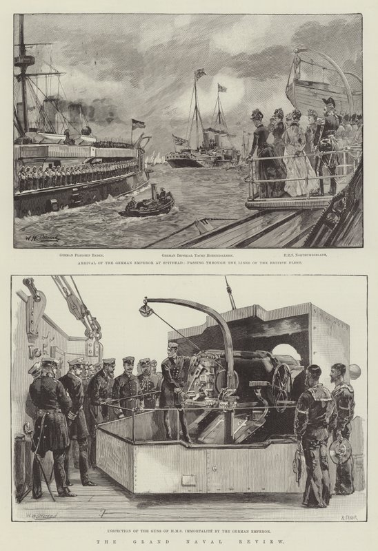 The Grand Naval Review av William Heysham Overend