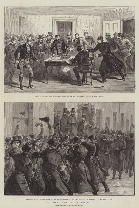The Irish Land League Agitation av William Heysham Overend