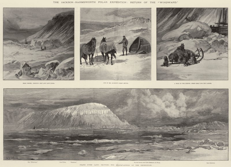 Jackson-Harmsworth Polar Expedition, Return of the Windward av William Heysham Overend