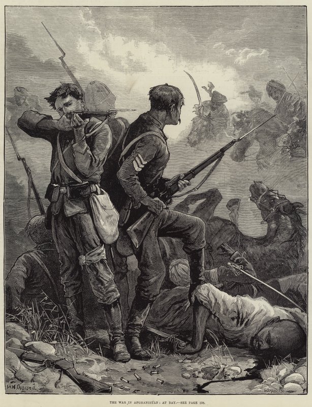 Krigen i Afghanistan, ved Bay av William Heysham Overend