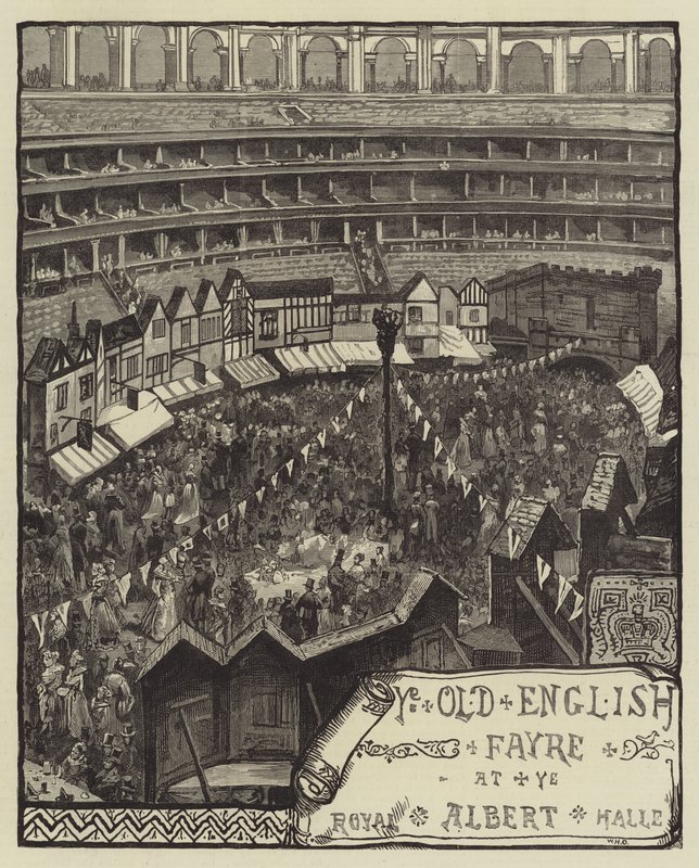 Ye Old English Fayre, i Royal Albert Hall av William Heysham Overend
