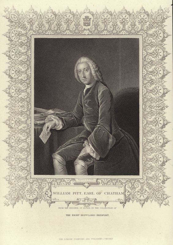 Portrett av William Pitt den eldste av William Hoare