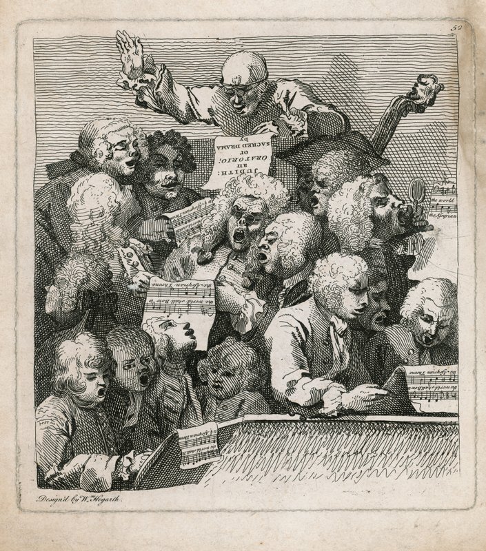 Musikere av William Hogarth