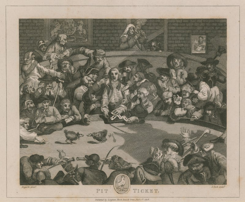 Pit Ticket av William Hogarth