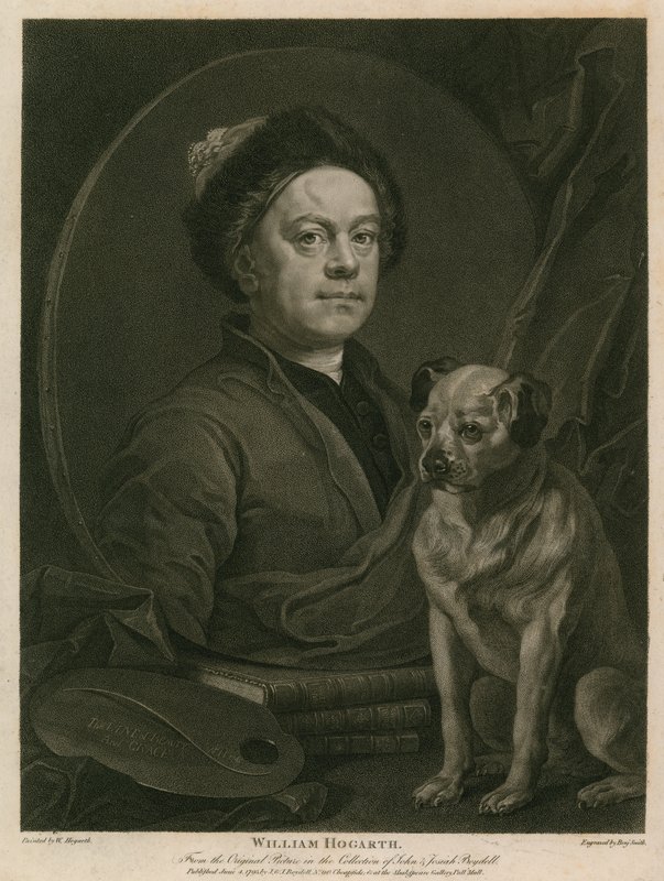 Selvportrett av William Hogarth av William Hogarth