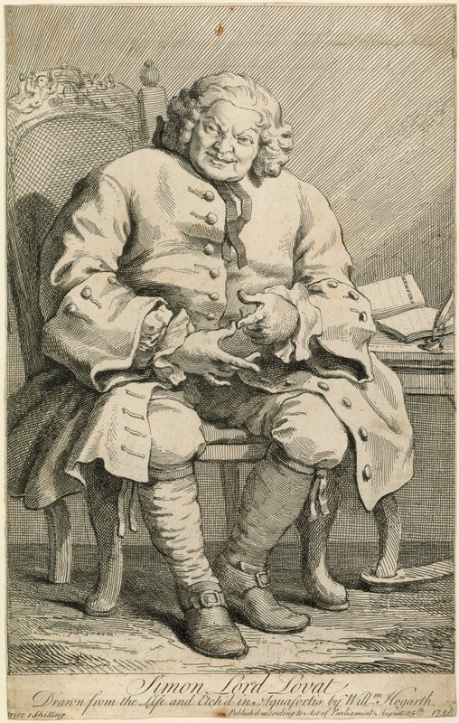 Simon Lord Lovat av William Hogarth