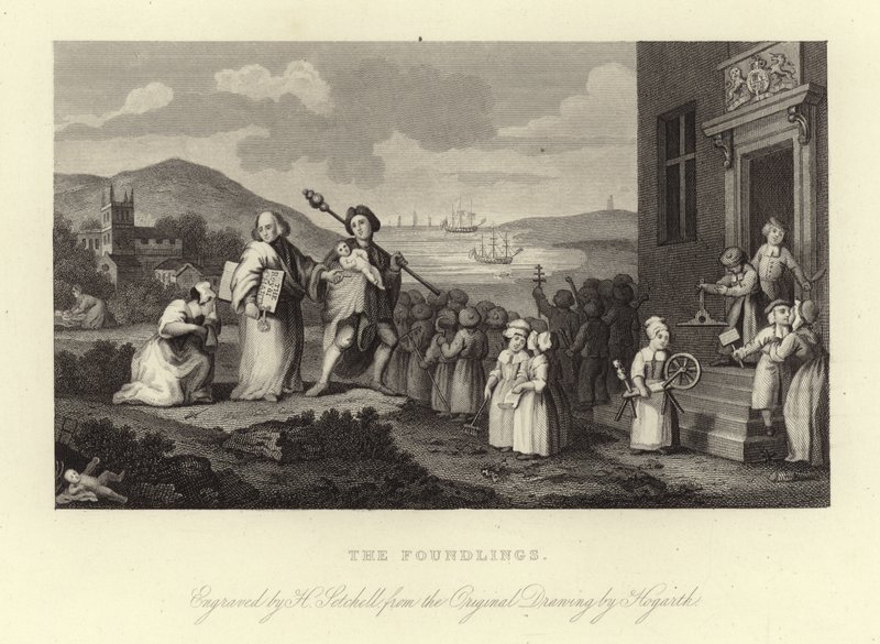 The Foundlings av William Hogarth