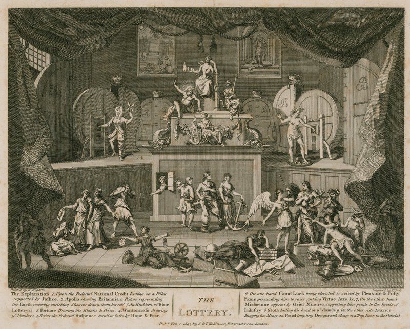 Lotteriet av William Hogarth