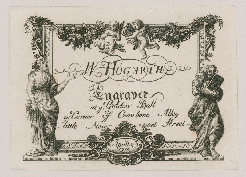 Byttekort for W Hogarth av William Hogarth