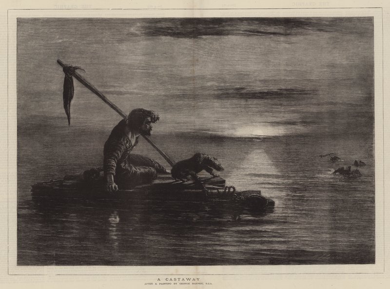 En Castaway av William James Linton