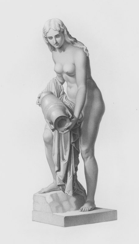 Danaiden, gravert av W Roffe fra statuen av C Rauch (gravering) av William John Roffe