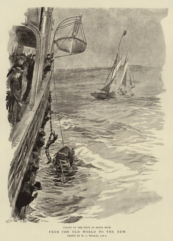 Fra den gamle verden til den nye av William Lionel Wyllie