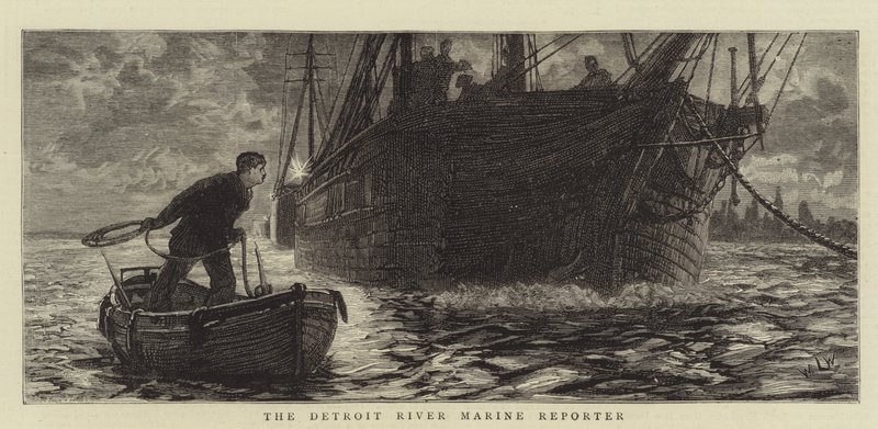 Detroit River Marine Reporter av William Lionel Wyllie