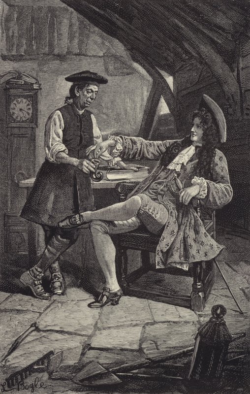 Frank i Andrew Fairservices hytte av William Lockhart Bogle