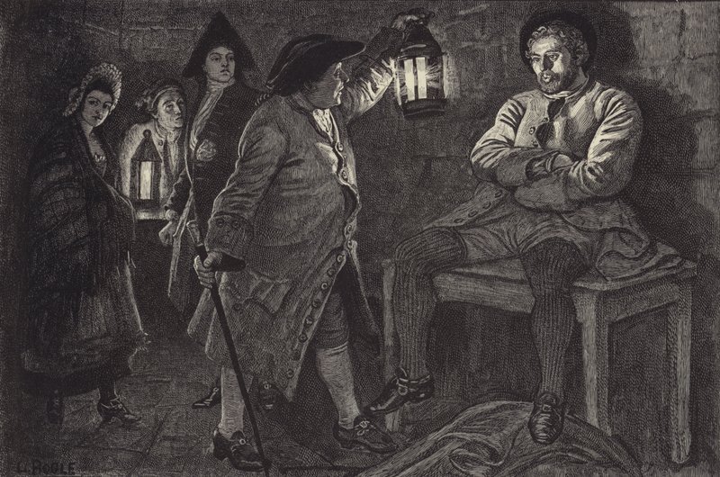 The Bailie oppdager Rob Roy i fengselet av William Lockhart Bogle