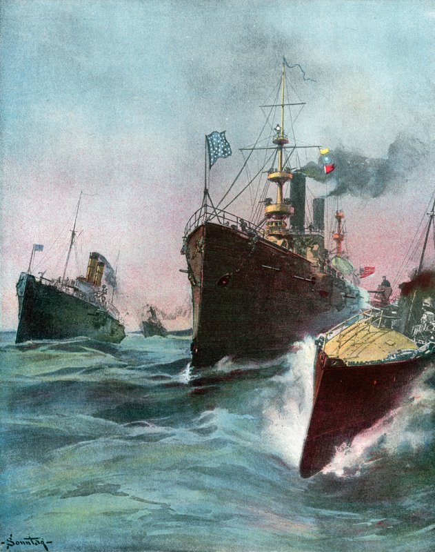 Importerte kryssere for den amerikanske marinen av William Louis Jnr. Sonntag