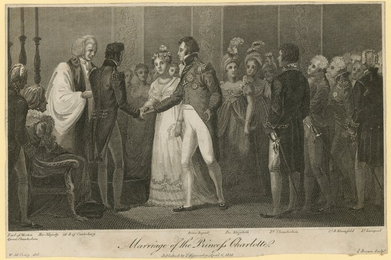 Bryllupet til prinsesse Charlotte av William Marshall Craig