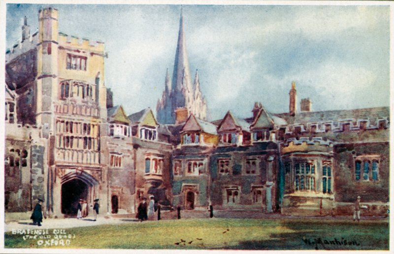 Brasenose College, Old Quad av William Matthison
