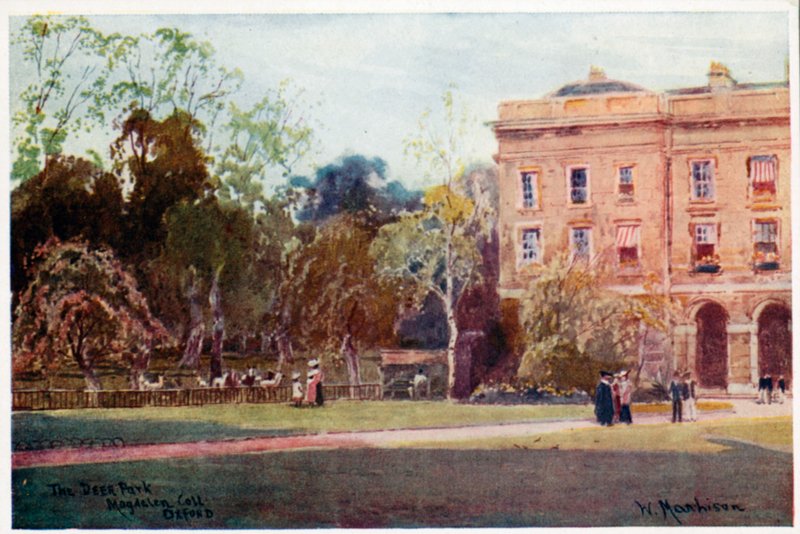 Hjorteparken, Magdalen College, Nybygg av William Matthison