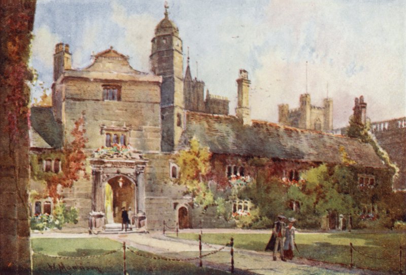Dydens port, Gonville og Caius College av William Matthison