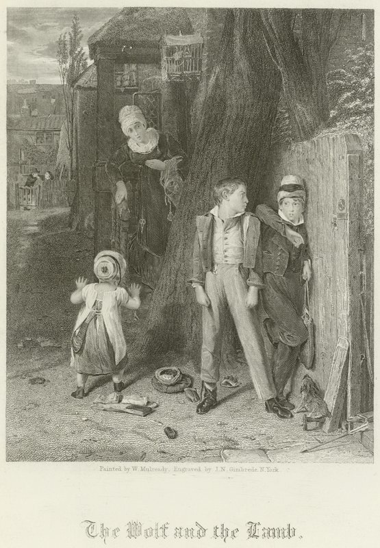 Ulven og Lammet av William Mulready
